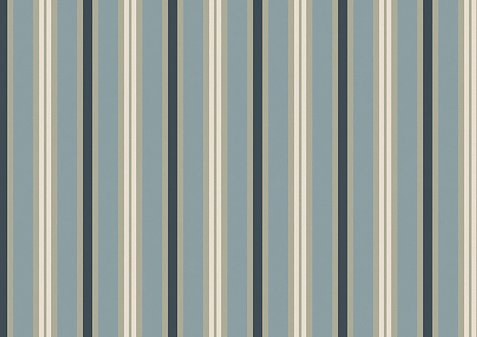 The British Stripe Co. Charles, Polzeath No.1 - Twist&Fit Roman Blind - Image 8